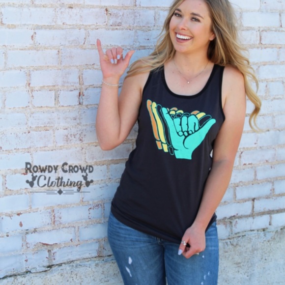 Rowdy Crowd Hang Loose Tank Top - Picture 3 of 8